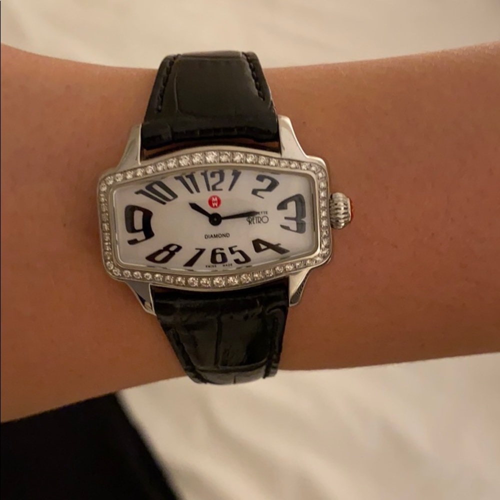 Michele Retro Coquette with Diamond Bezel
